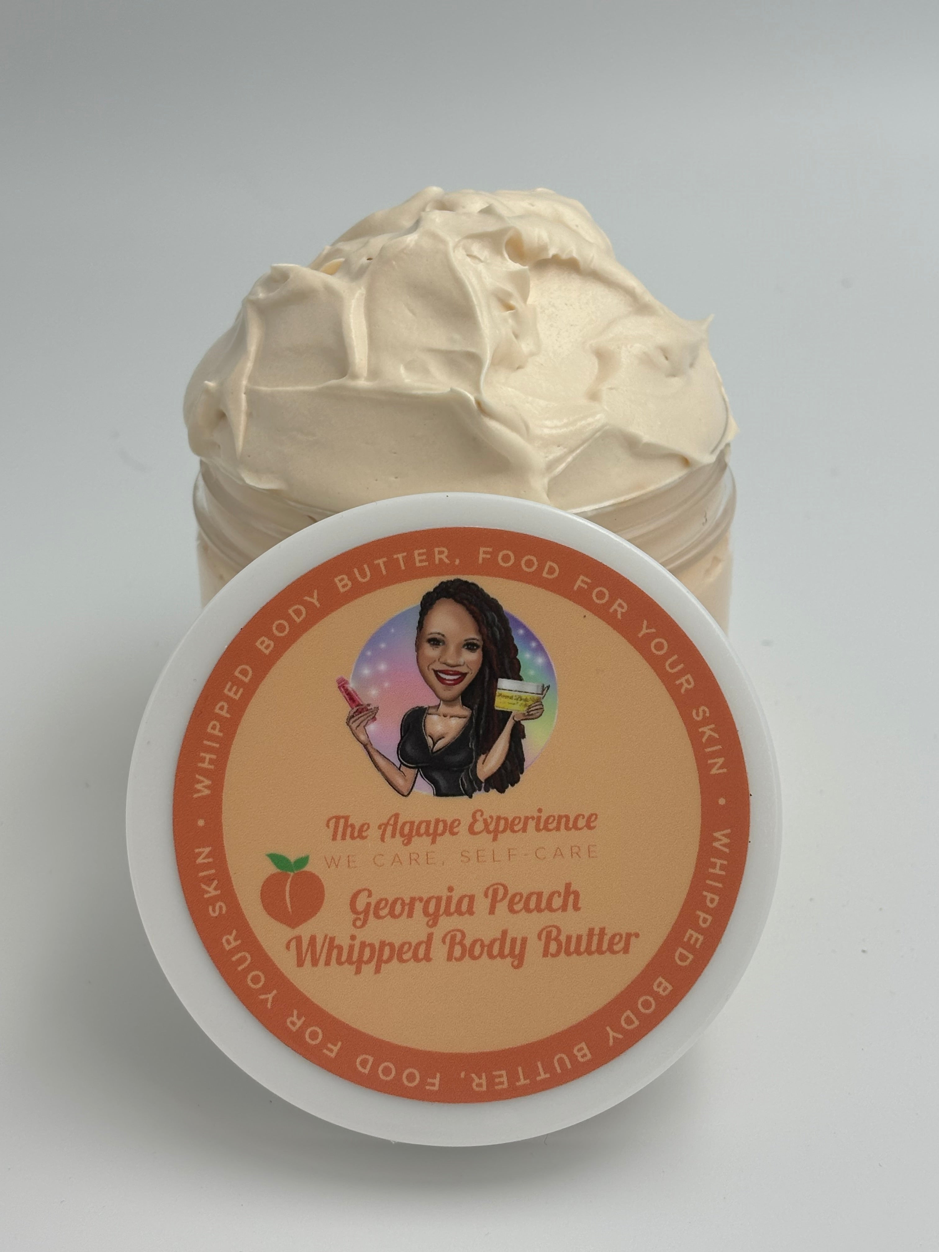 Georgia Peach Body Frosting, 8 oz container