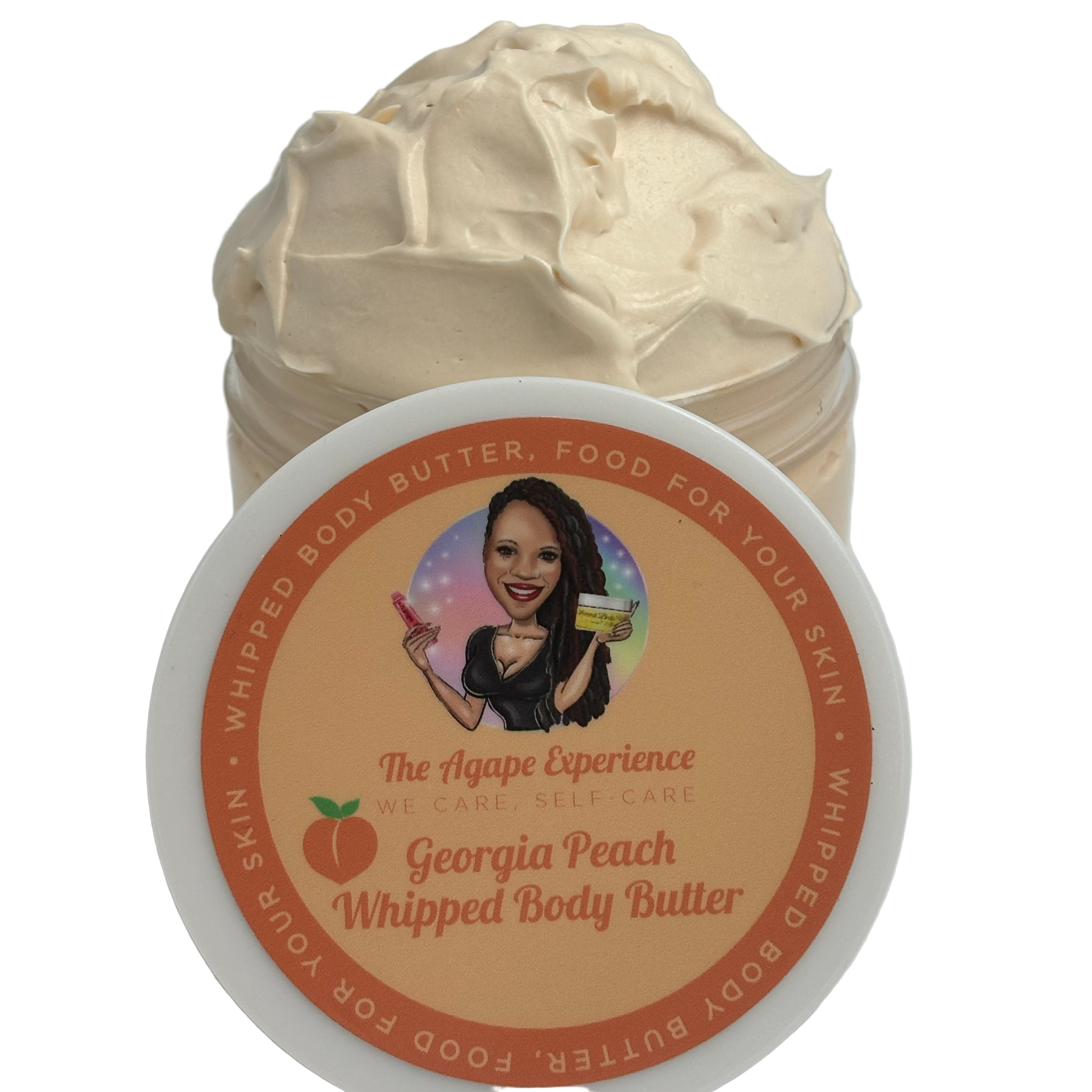 Georgia Peach Body Frosting, 8 oz container