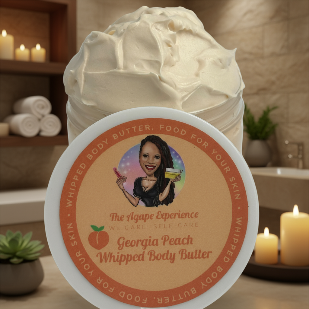 Georgia Peach Body Frosting, 8 oz container