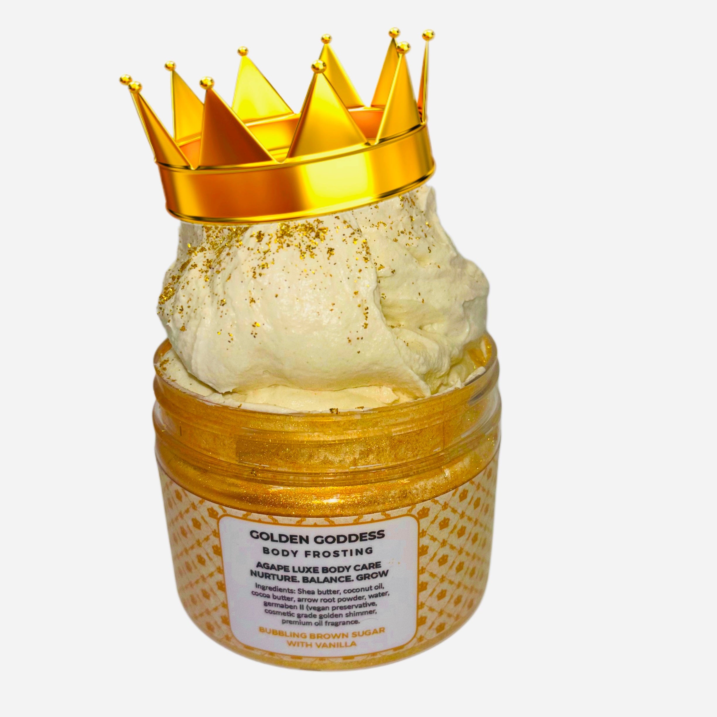Golden Goddess Body Frosting, 8 oz container