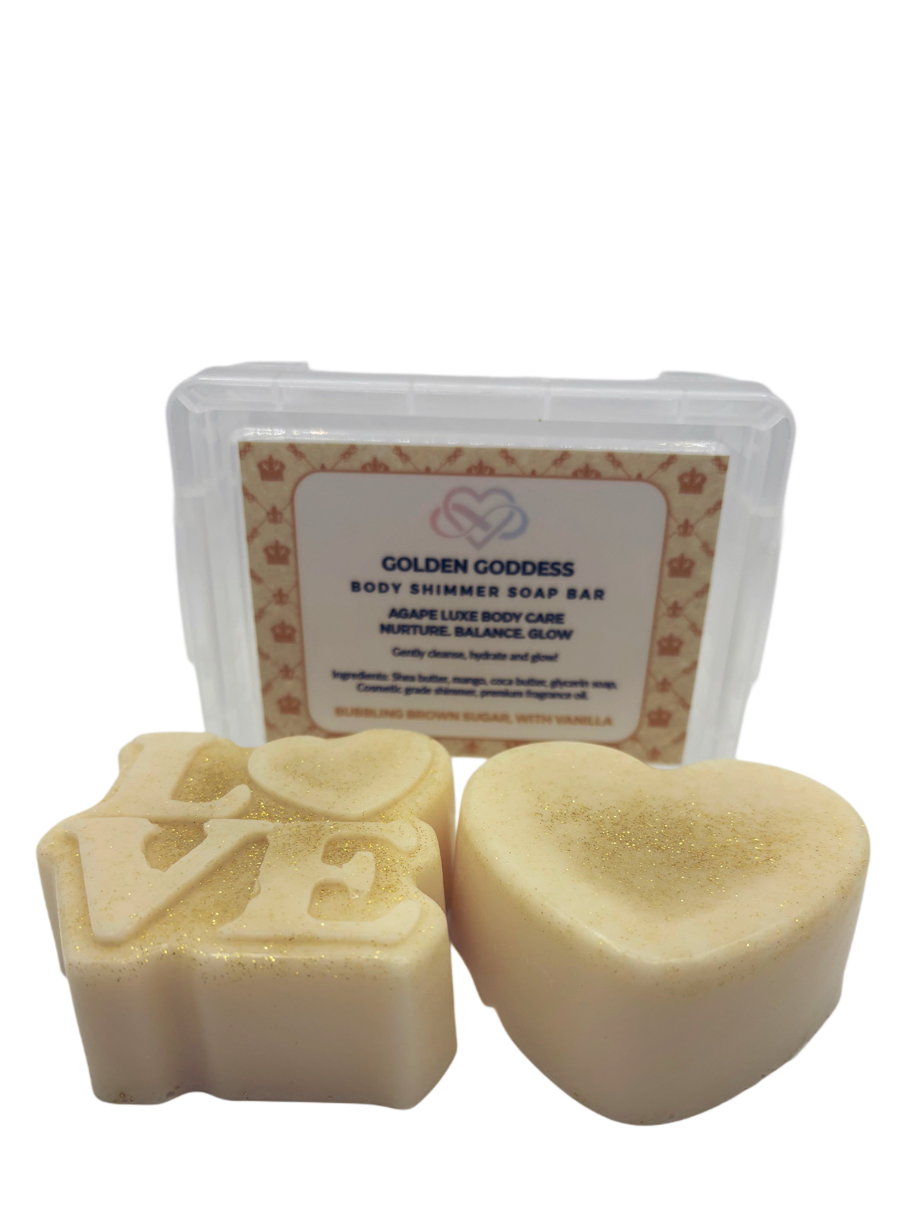 Golden Goddess Body Shimmer Soap Bar