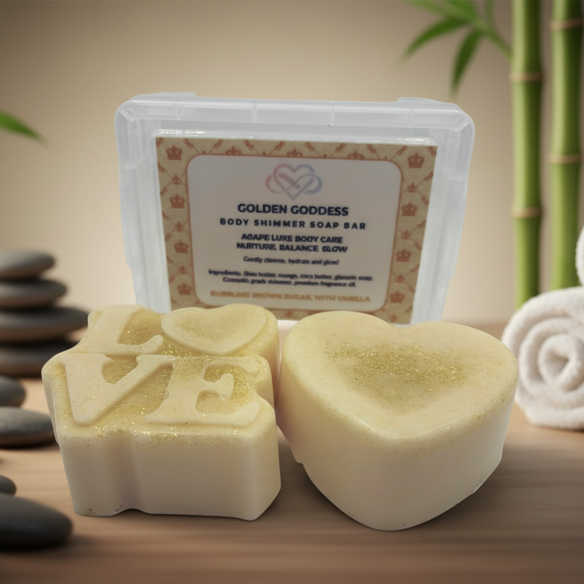 Golden Goddess Body Shimmer Soap Bar