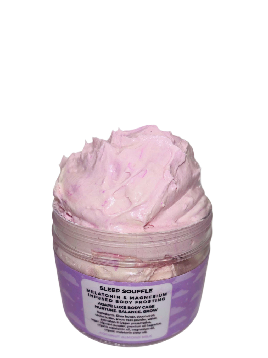 Sleep Souffle, Melatonin & Magnesium Infused Body Frosting 8oz container