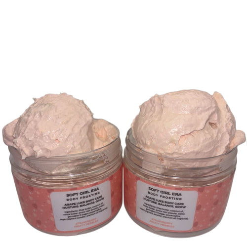 Soft Girl Era Body Frosting, 8 oz container