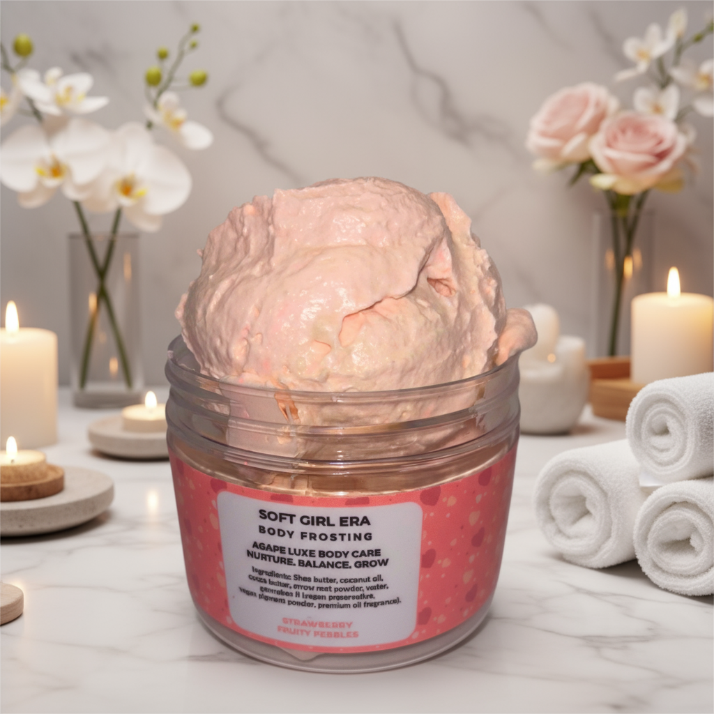 Soft Girl Era Body Frosting, 8 oz container