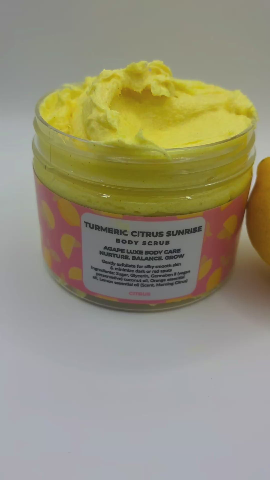 Turmeric Citrus Sunrise Body Scrub